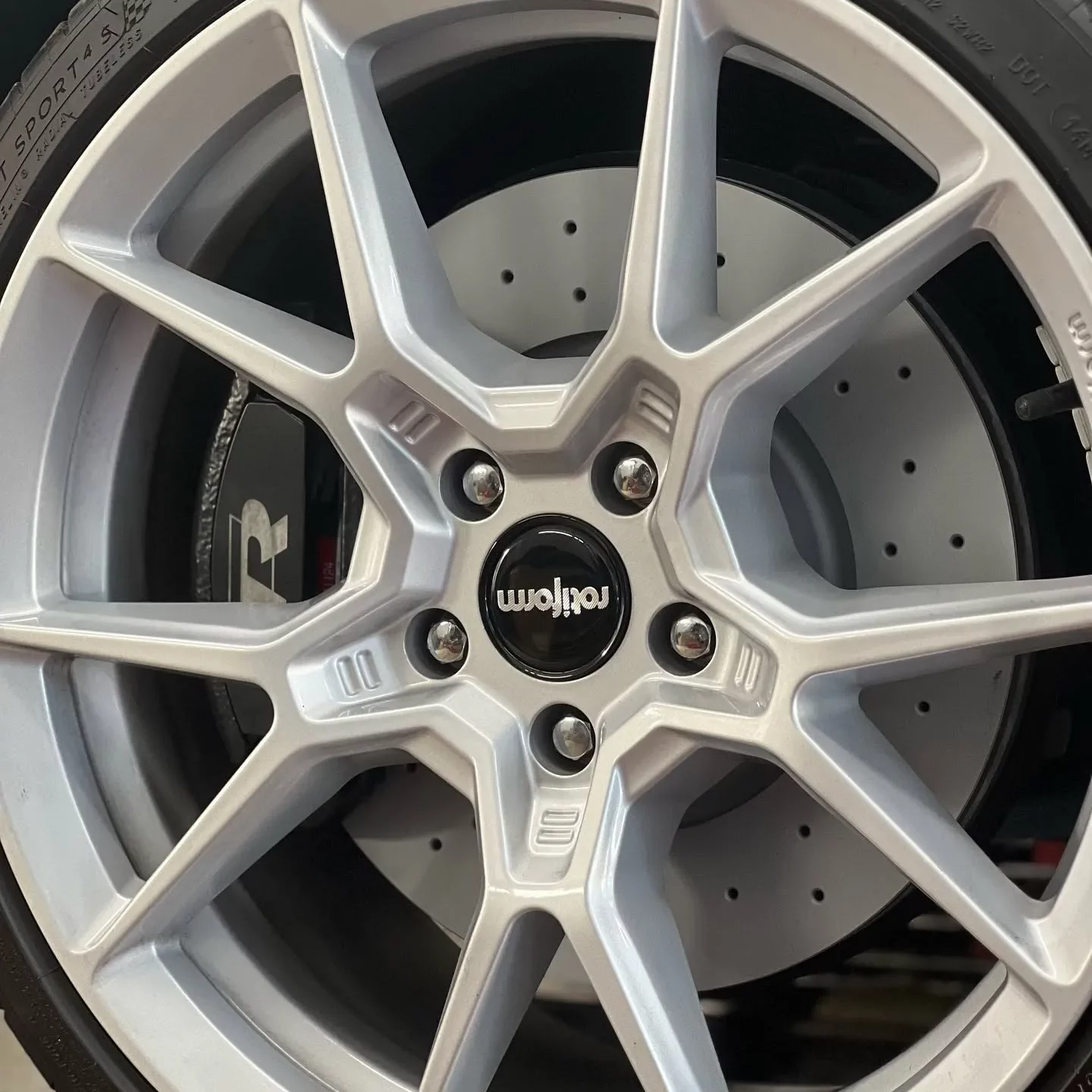 new tires-squeezed